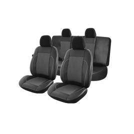 Huse scaune auto VW POLO (2000-2010) Exlusive Leather Lux Negru9 bucati