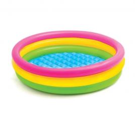 Piscina Intex gonflabila pentru copii 114 x 25 cm multicolora