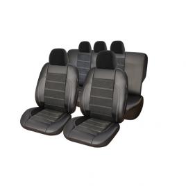 Huse scaune auto Audi A4 B6  EXCLUSIVE LEATHER & ALCANTARA Set 9 Bucati