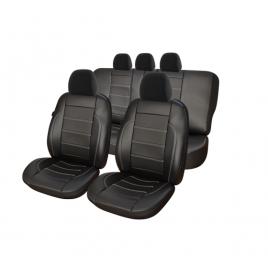 Huse scaune auto Megane 2  Full Piele Ecologica Exclusive Leather King Set 9 Bucati