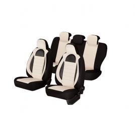 Huse scaune auto PASSAT B6 Negru-Bej