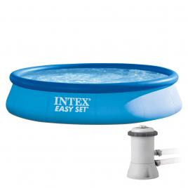 Piscina Intex Easy Set  3.96m x 84cm pentru copii