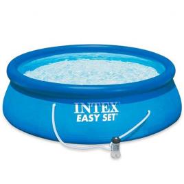 Piscina Intex cu inel gonflabil Easy dal 305X76 cu pompa de recirculare si filtru inclus