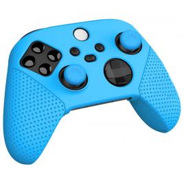 Carcasa Tip Husa de Silicon Premium, Controller Xbox Series X, Protectie Completa, Anti-Socuri, Zgarieturi, Anti-Alunecare, Albastru