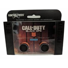 Set 2 Bucati Thumbgrip din Silicon Performance KontrolFreek CoD Black OPS 4, Thumbstick Accesoriu Controller PS5, PS4, Crestere Acuratete si Confort, Negru