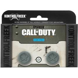 Set 2 Bucati Thumbgrip din Silicon Performance KontrolFreek CoD Heritage Edition, Thumbstick Accesoriu Controller PS5, PS4, Crestere Acuratete si Confort, Gri