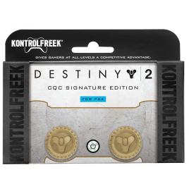 Set 2 Bucati Thumbgrip din Silicon Performance KontrolFreek Destiny 2 CQC Signature, Thumbstick Accesoriu Controller PS5, PS4, Crestere Acuratete si Confort, Maro