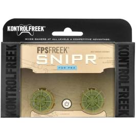 Set 2 Bucati Thumbgrip din Silicon Performance KontrolFreek SNIPR, Thumbstick Accesoriu Controller PS5, PS4, Crestere Acuratete si Confort, Verde