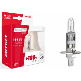 Set becuri cu halogen H1 12V 55W LumiTec SILVER + 100 DUO BOX