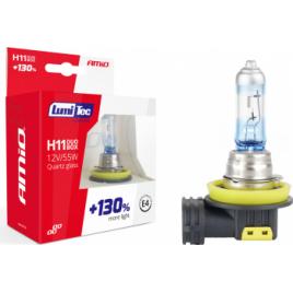 Set becuri cu halogen H11 12V 55W LumiTec LIMITED + 130 DUO BOX