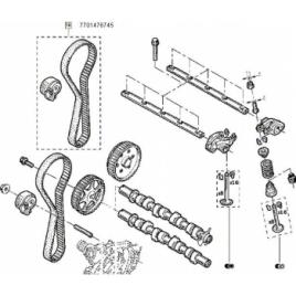 kit distributie LOGAN/SANDERO 1.2-16v -Renault