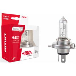 Set becuri cu halogen H4 12V 60 / 55W LumiTec SILVER + 100 DUO BOX