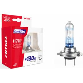 Set becuri cu halogen H7 12V 55W LumiTec LIMITED + 130 DUO BOX