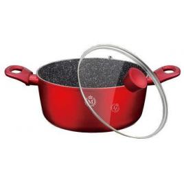 Cratita cu capac cu interior granit MEISTERKLASSE MK-1031-24, 4 l,24 cm