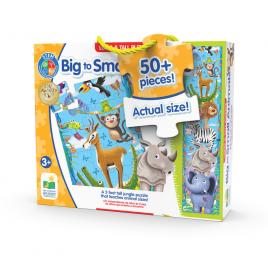 Puzzle inalt de podea 51 piese - animale de la mici la mari