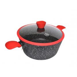 Cratita cu capac cu interior granit MEISTERKLASSE MK-1050-24, 4.2 l, 24 cm