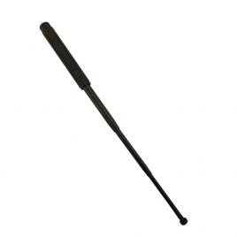 Baston telescopic profesional Police Man, 4 segmente, 65 cm, maner cauciucat, full negru