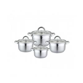 Set 8 Piese Cratite + Capac PLATINUM COLLECTION PL-10013, 2.1-2.9-3.9-6.6 litri