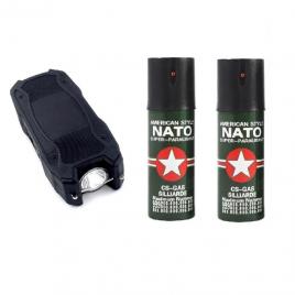 Set Autoaparare Format Din 2 Spray-uri 60 ml Si Mini Electrosoc TW 1901