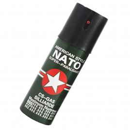 Spray iritant lacrimogen paralizant autoaparare cu piper NATO 55 ml in cutie