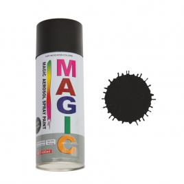 Spray vopsea magic negru lucios , 400 ml. kft auto