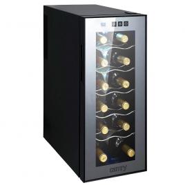 Frigider racitor camry pentru sticle vin, capacitate 12 sticle sau 33l, iluminare interioara, touch, 50w