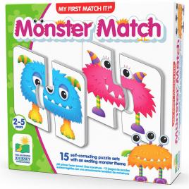 Joc de potrivire puzzle 15 piese - monstri