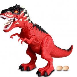 Dragon dinozaur T-Rex care face oua si scoate abur