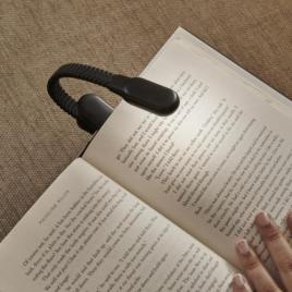 Lampa pentru citit - clip book light - black