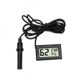 Termometru electronic multifunctional pentru acvariu cu afisaj lcd, culoare negru
