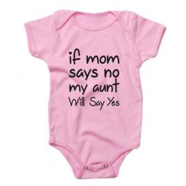 Body roz pentru fetite - if mom..... (marime disponibila: 18-24 luni)