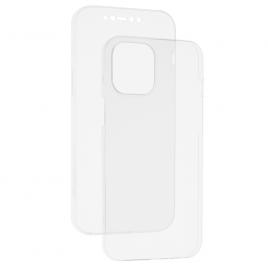 Husa iPhone 12 Pro Max TechSuit Silicone 360 Bulk - Clear