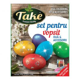 Set pentru vopsit si decorat 120 de oua