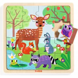 Puzzle lemn Forest Djeco