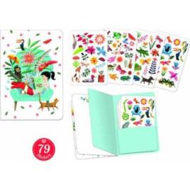 Set Carnet cu abtibilduri Djeco Sarah