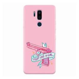 Husa silicon pentru LG G7 Fight Like A Girl