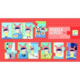 Puzzle trio Djeco activitati de peste zi