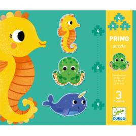 Set Puzzle-uri evolutive Djeco Ocean