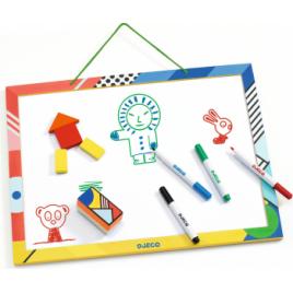 Tabla magnetica whiteboard Djeco