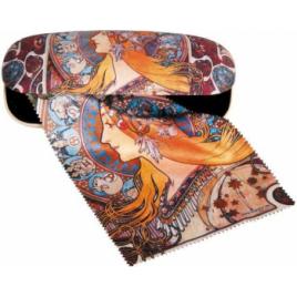 Etui cu textil si protectie ochelari Art Nouveau