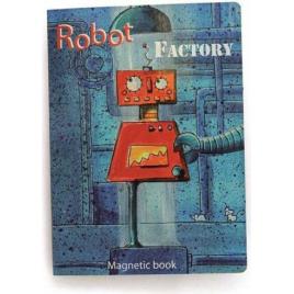Puzzle magnetic cu roboti
