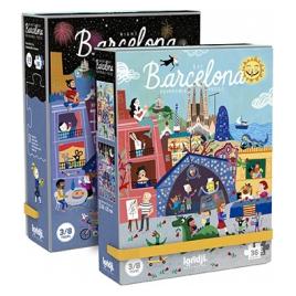 Puzzle reversibil Londji zi si noapte in Barcelona