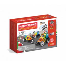 Set magnetic de construit- Magformers Vehicule 17 piese