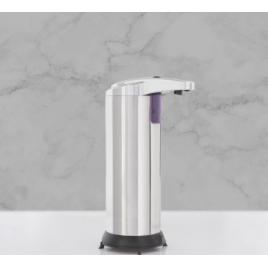 Dozator automat de sapun lichid - 220 ml- stand alone cu baterie crom lucios