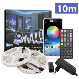 Set banda LED RGB - SMART - 10 m IP65 - SunShine