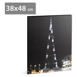 Tablou cu LED - Burj Kalifa 2 x AA 38 x 48 cm