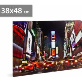 Tablou cu LED - Times Square 2 x AA 38 x 48 cm