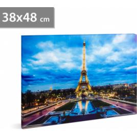 Tablou cu LED - Turnul Eiffel 2 x AA 38 x 48 cm