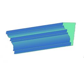 Ancadrament decorativ din polistiren extrudat, dimensiune 140x80 mm , lungime 1200 mm