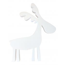Decoratiune,decor Ren polistiren expandat EPS H 74 cm, alb